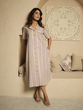 Mauve Shirt Dress